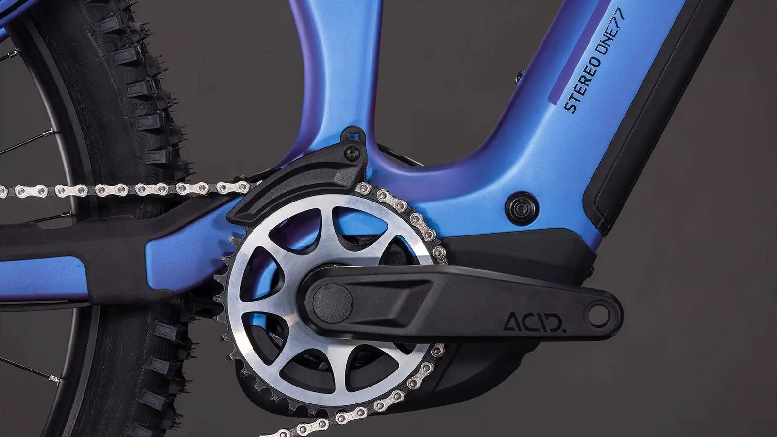 Cube STEREO HYBRID ONE77 HPC SLX 800 BLUEIRIS/BLACK - Image 4