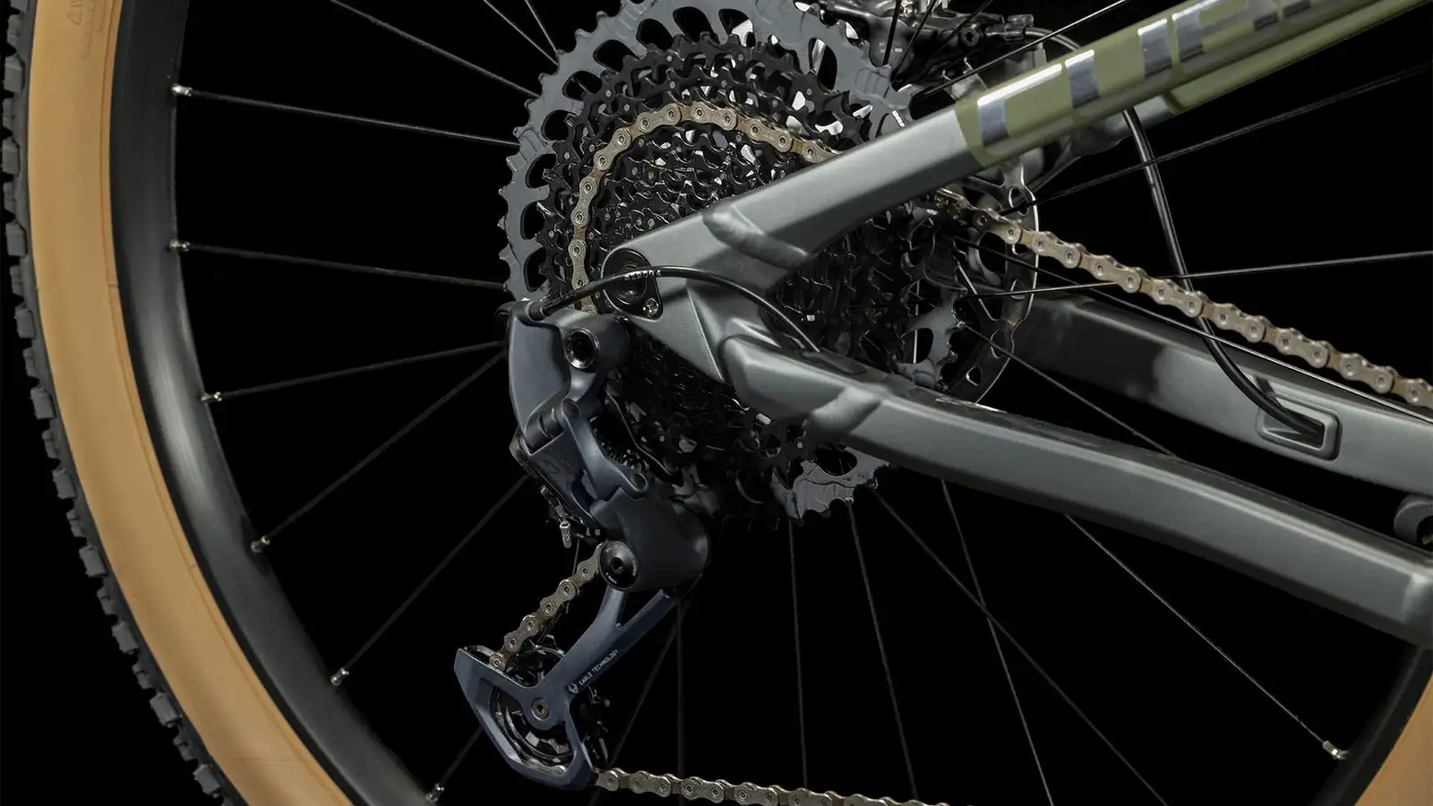 Cube STEREO ONE22 HPC TM FLASHGREY/OLIVE - Image 6