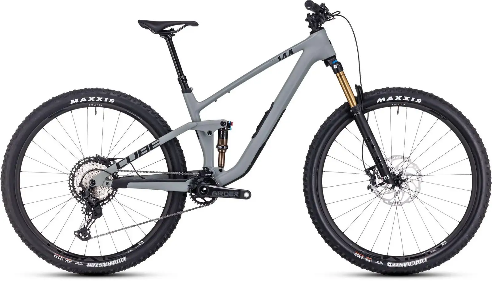 Cube STEREO ONE44 C:62 RACE SWAMPGREY/BLACK - Image 1