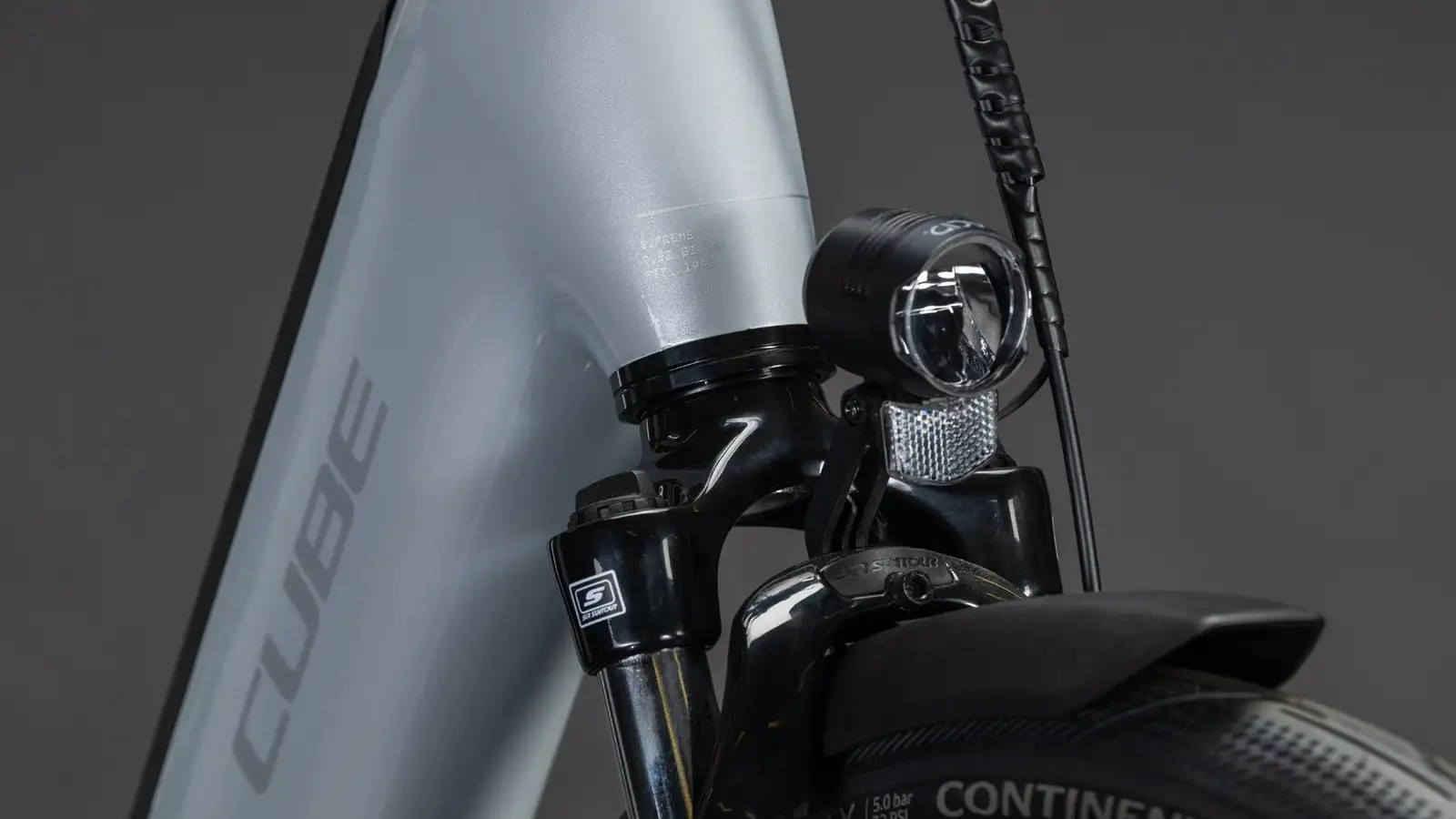 Cube SUPREME HYBRID COMFORT ONE 600 FOGGREY/REFLEX - Image 7