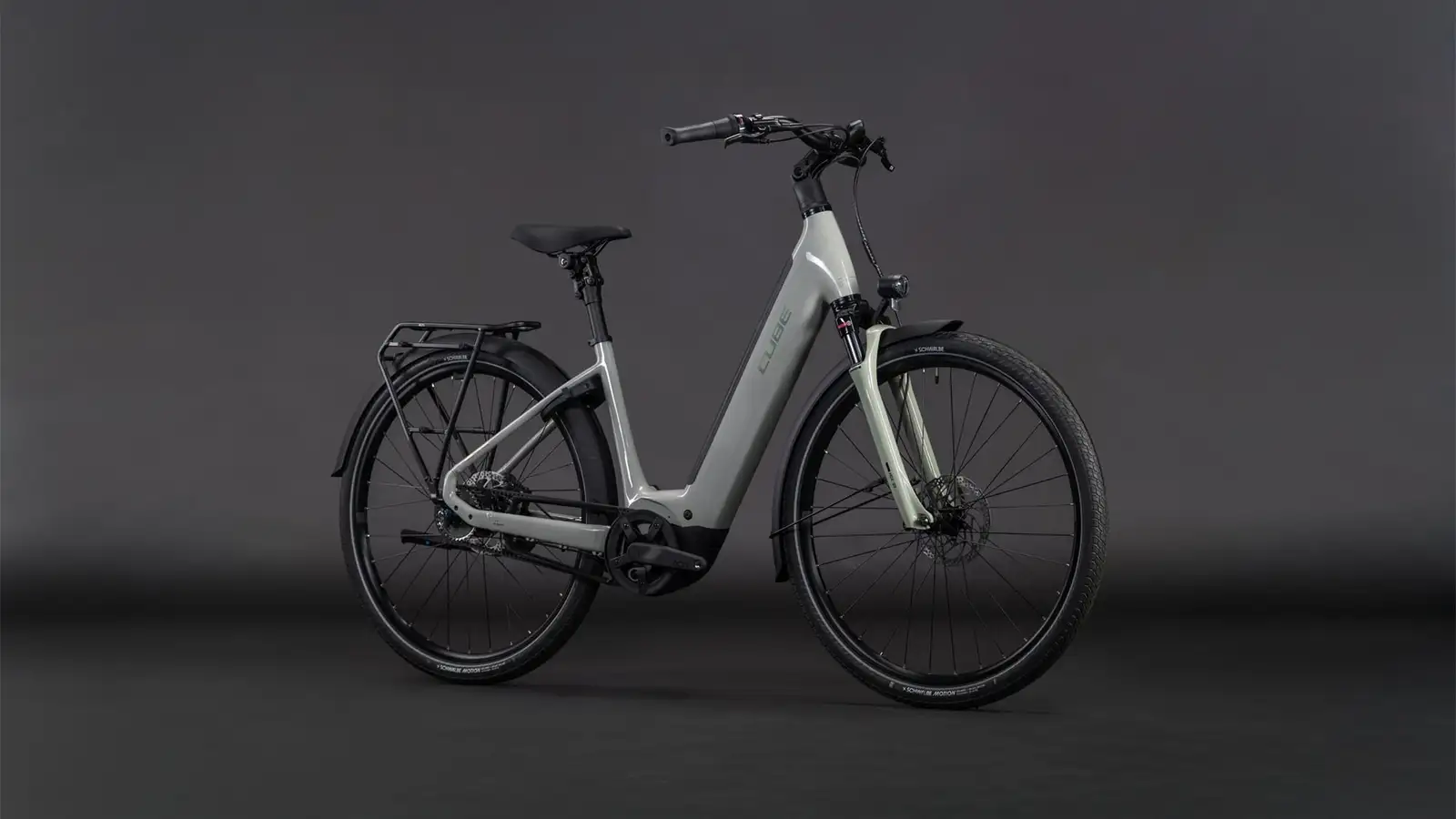 Cube SUPREME HYBRID DELUXE ONE 600 ASHGREEN/CHROME - Image 7