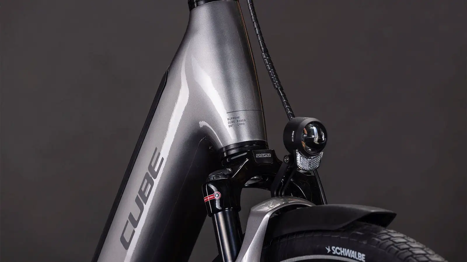 Cube SUPREME HYBRID DELUXE PRO 600 QUICKSILVER/GREY - Image 6