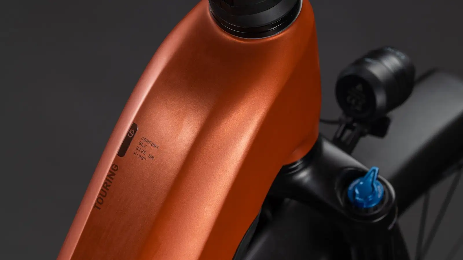 Cube TOURING HYBRID COMFORT SLX 800 CHILLI/CHROME - Image 2