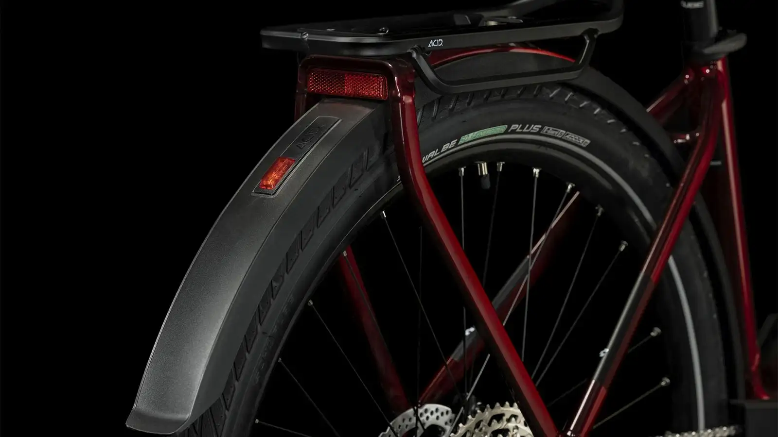 Cube TOURING HYBRID EXC 625 RED/WHITE - Image 4