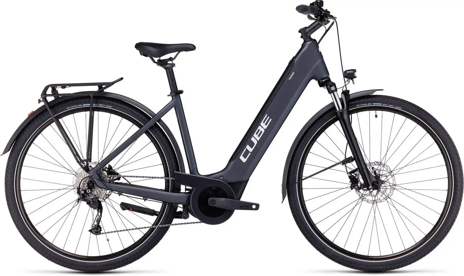 Cube TOURING HYBRID ONE 500 GREY/WHITE - Image 1