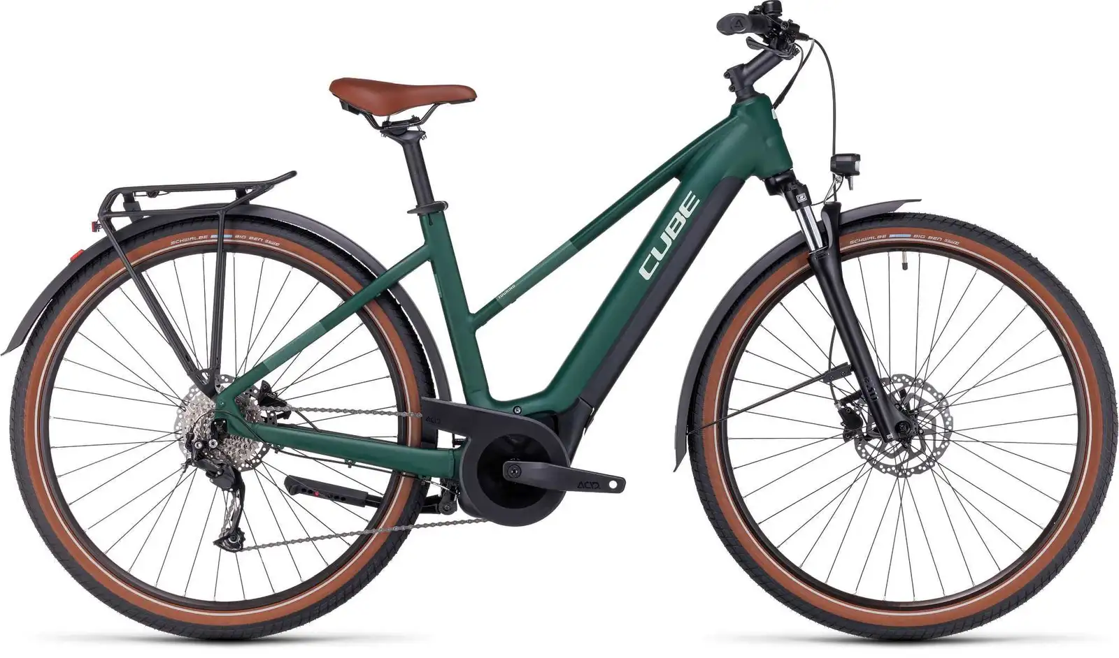 Cube TOURING HYBRID ONE 625 DARKGREEN/GREEN - Afbeelding 1