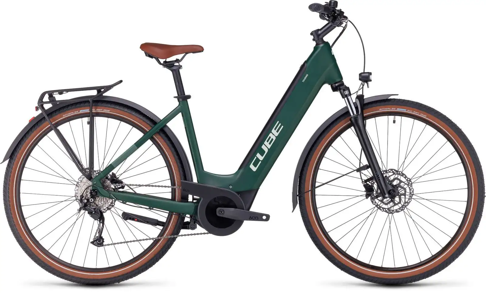 Cube TOURING HYBRID ONE 625 DARKGREEN/GREEN - Image 1