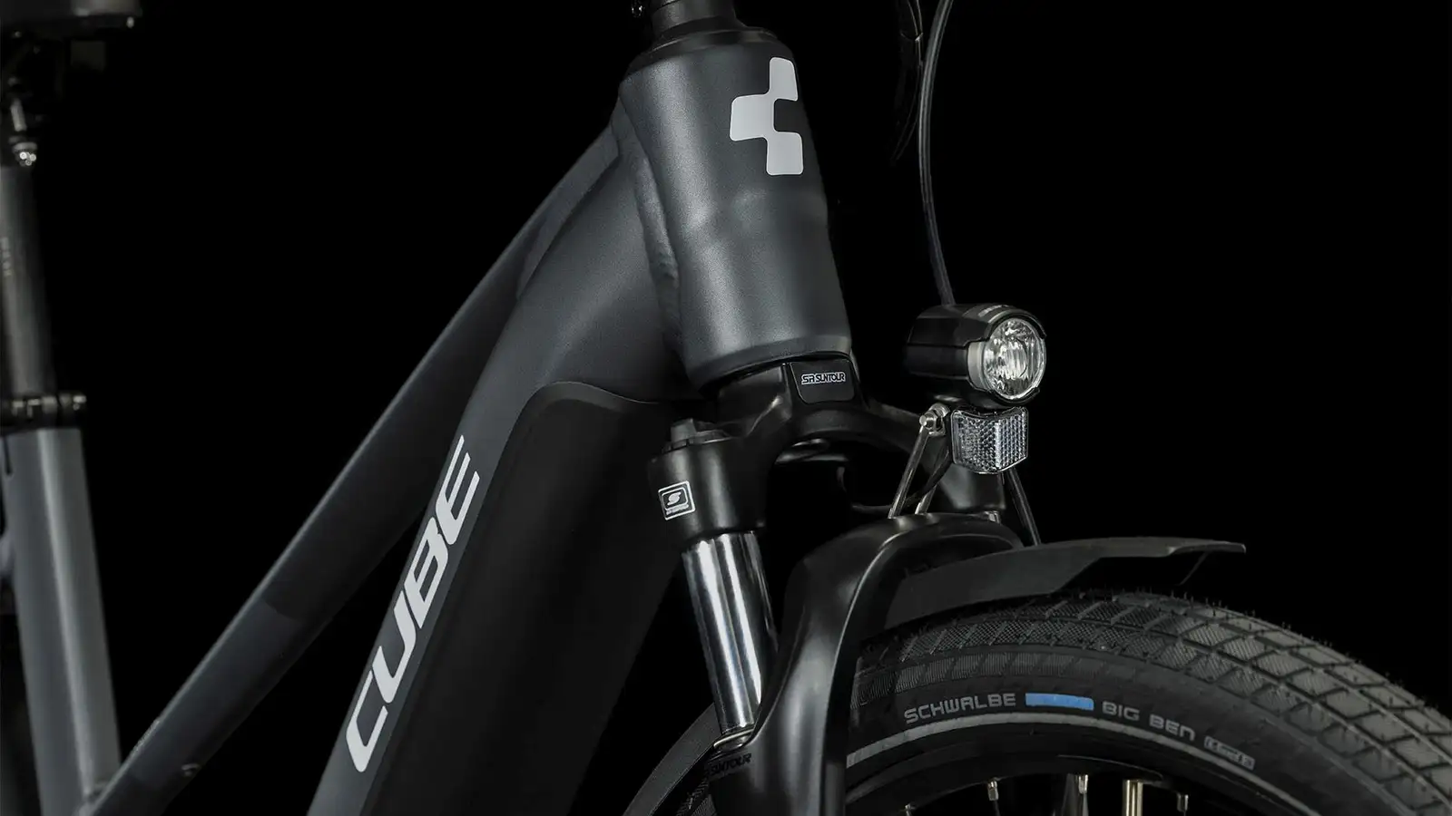 Cube TOURING HYBRID ONE 625 GREY/WHITE - Image 5