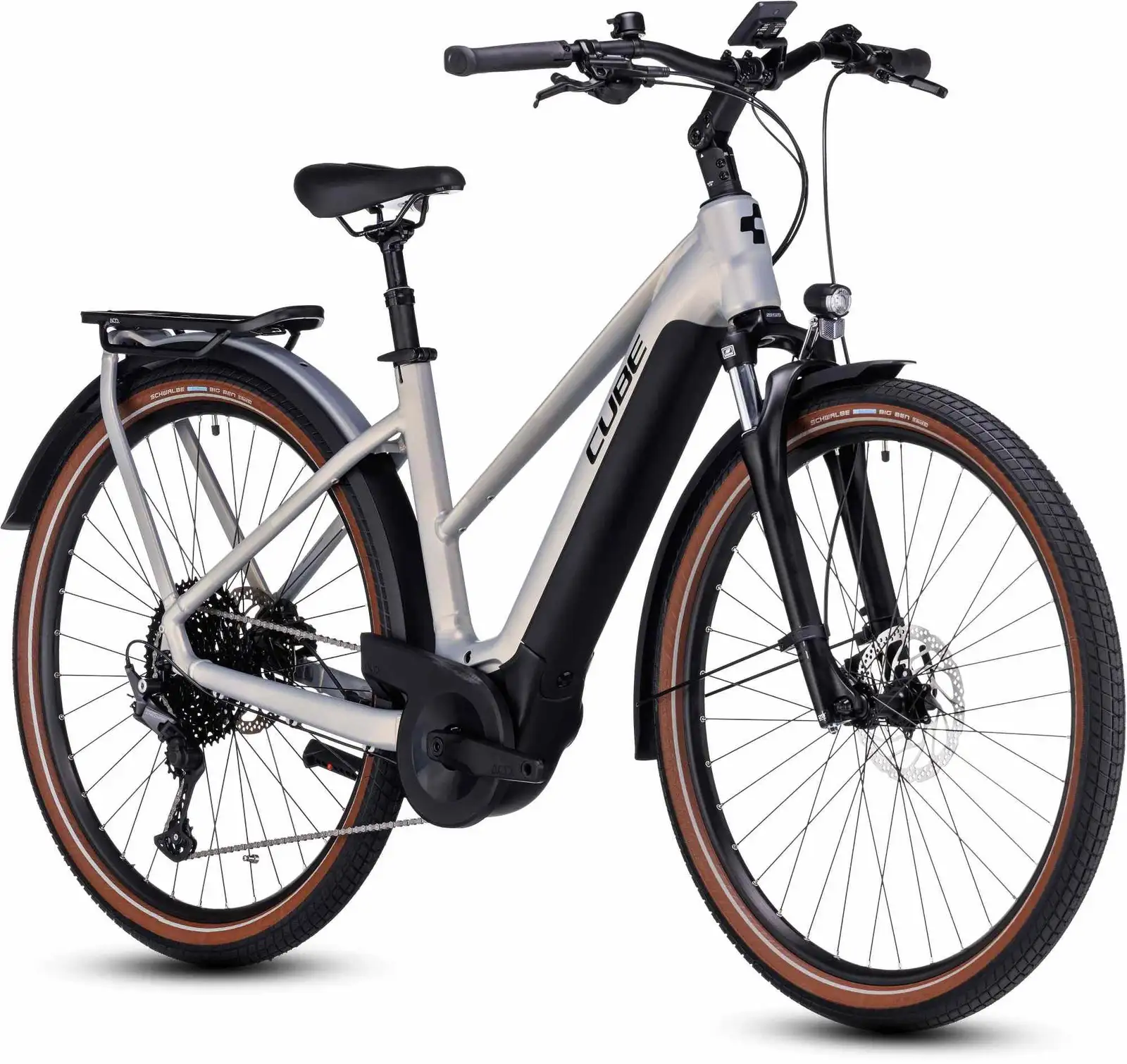 Cube TOURING HYBRID PRO 625 PEARLYSILVER/BLACK - Image 4