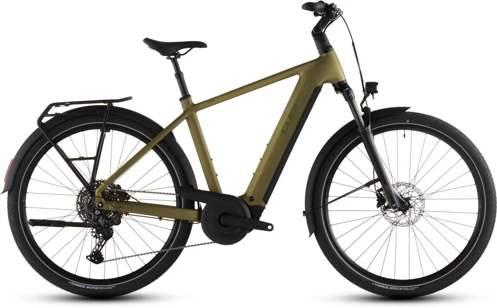Cube TOURING HYBRID PRO 800 GOLDENLIME/BLACK - Image 1