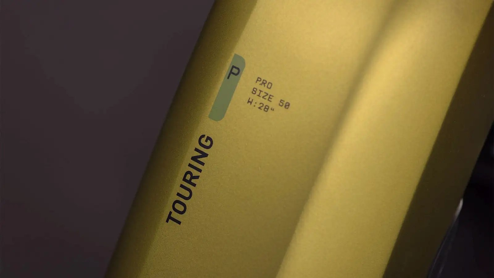 Cube TOURING HYBRID PRO 800 GOLDENLIME/BLACK - Image 3