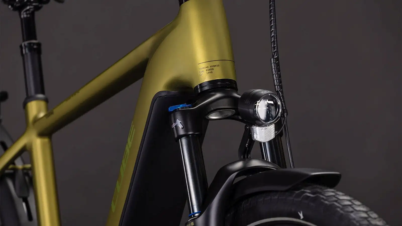 Cube TOURING HYBRID PRO 800 GOLDENLIME/BLACK - Image 7