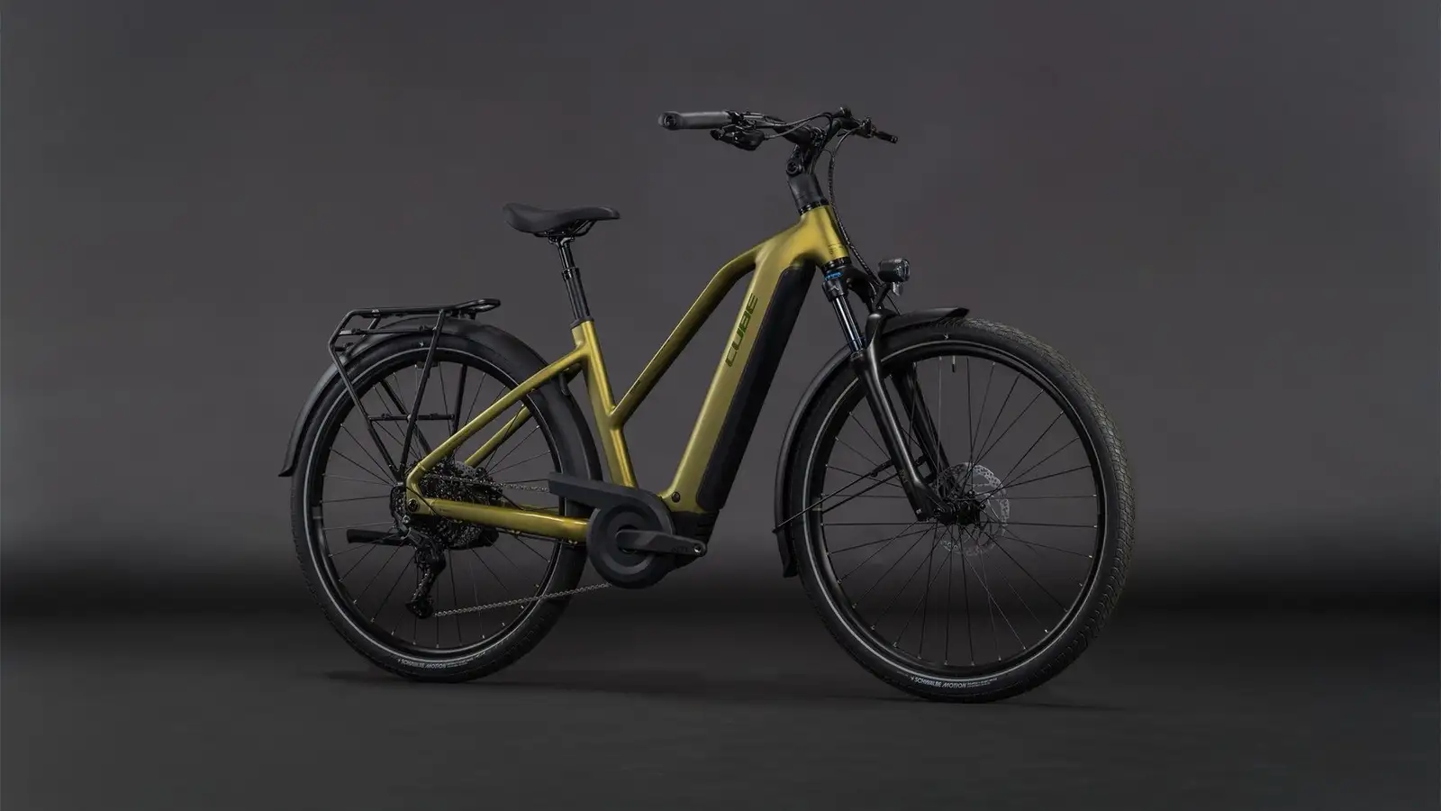 Cube TOURING HYBRID PRO 800 GOLDENLIME/BLACK - Image 8