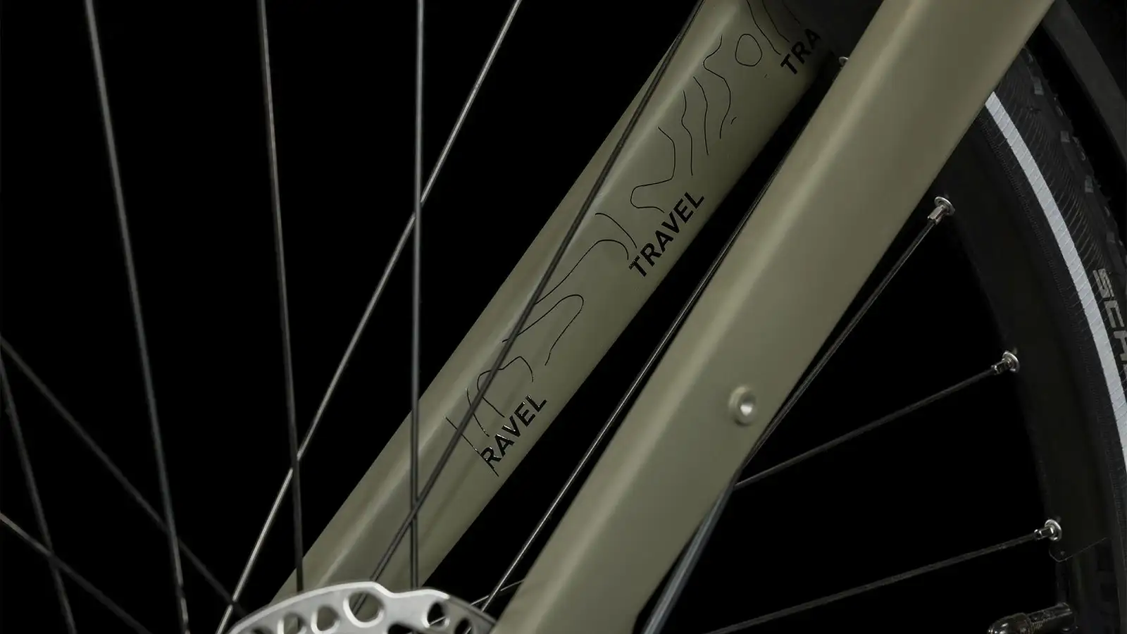 Cube TRAVEL SLX OLIVE/BLACK - Image 6