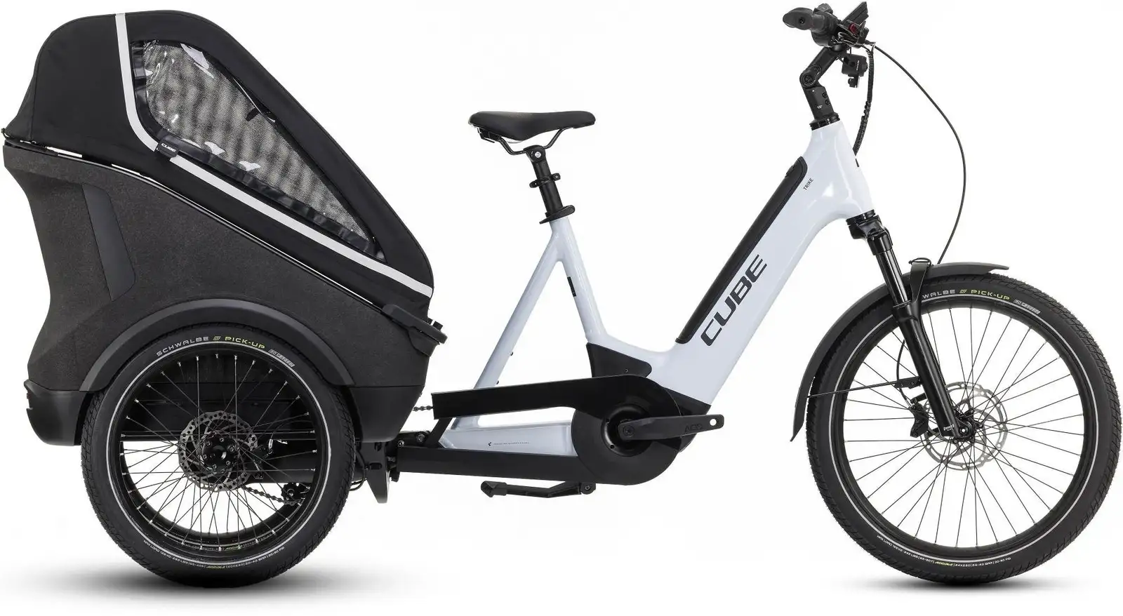 Cube TRIKE HYBRID FAMILY 750 FLASHWHITE/BLACK - Image 1