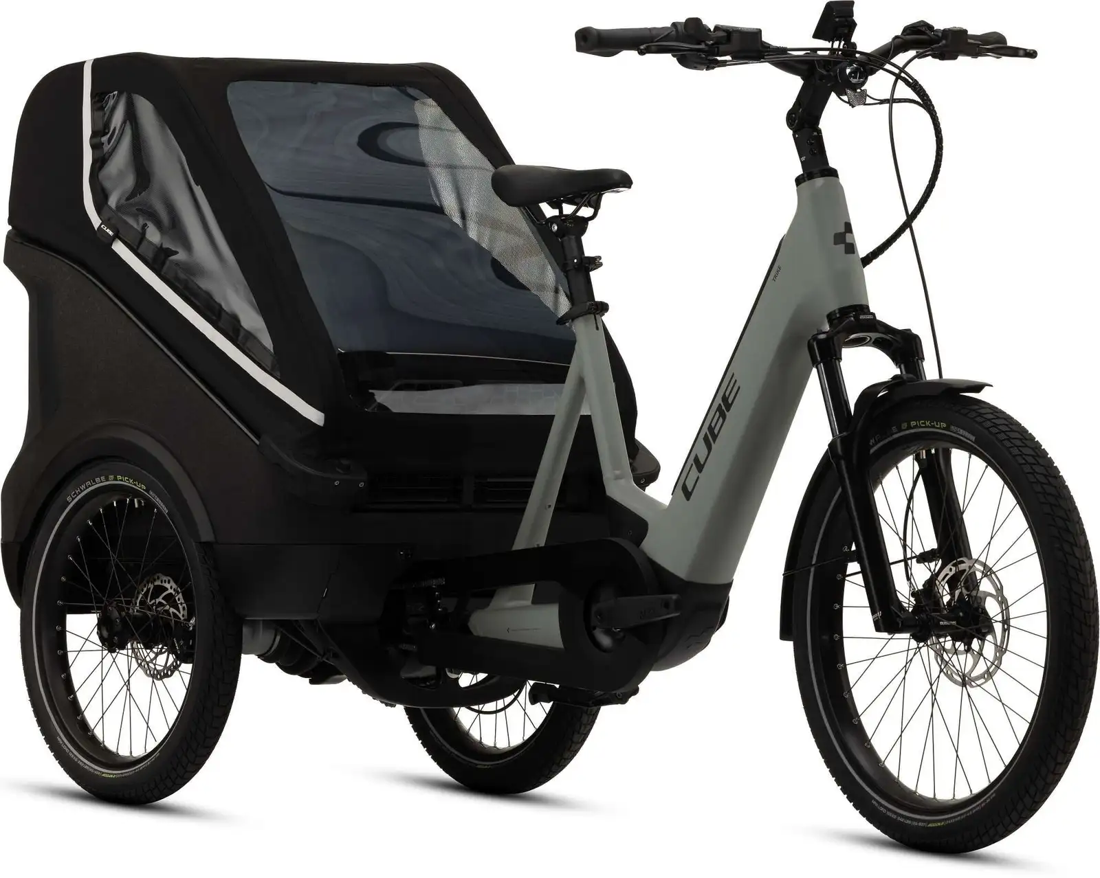 Cube TRIKE HYBRID FAMILY 750 SWAMPGREY/BLACK - Image 2