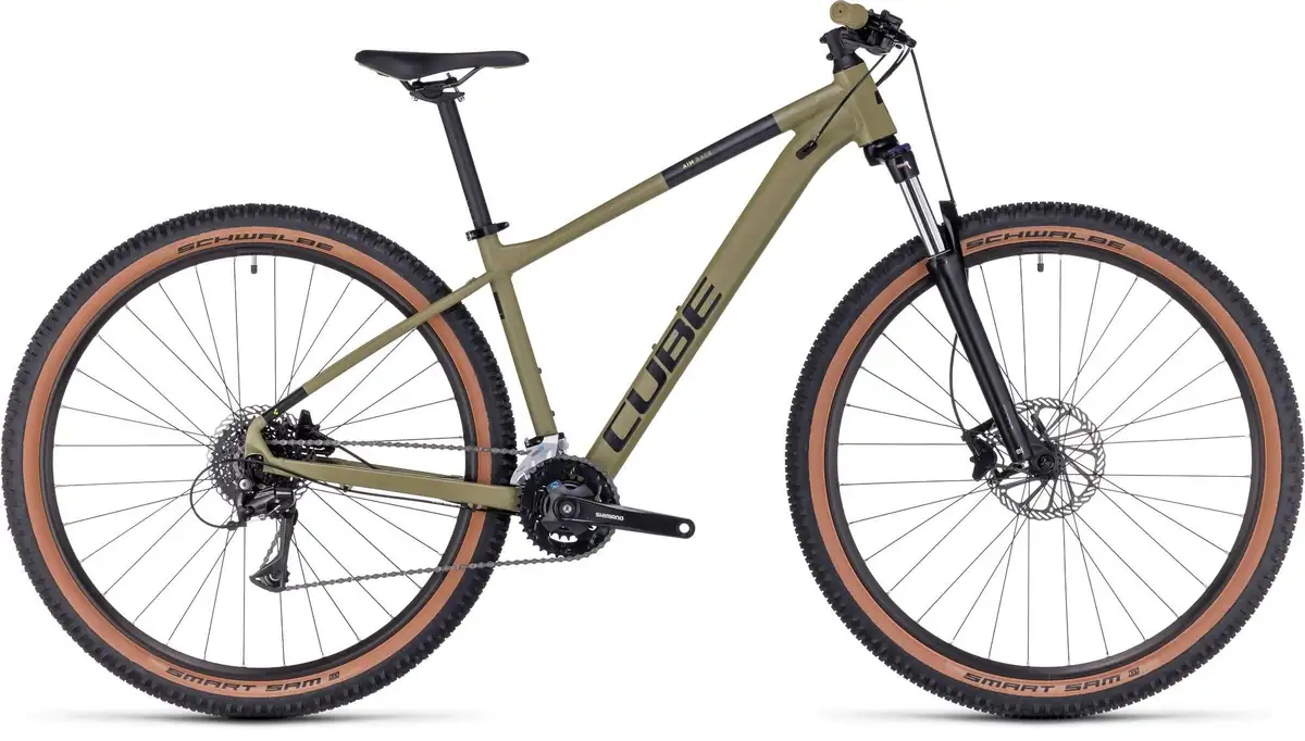 Cube AIM RACE OLIVE/BLACK - Afbeelding 1