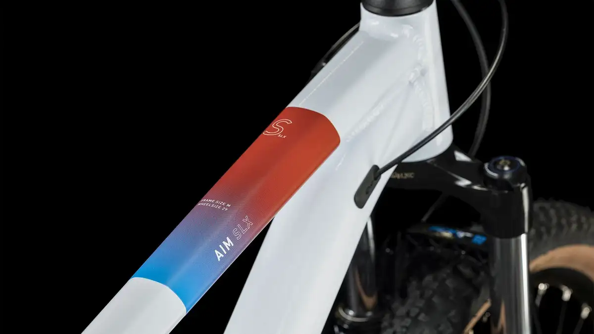 Cube AIM SLX WHITE/BLUE/RED - Afbeelding 2