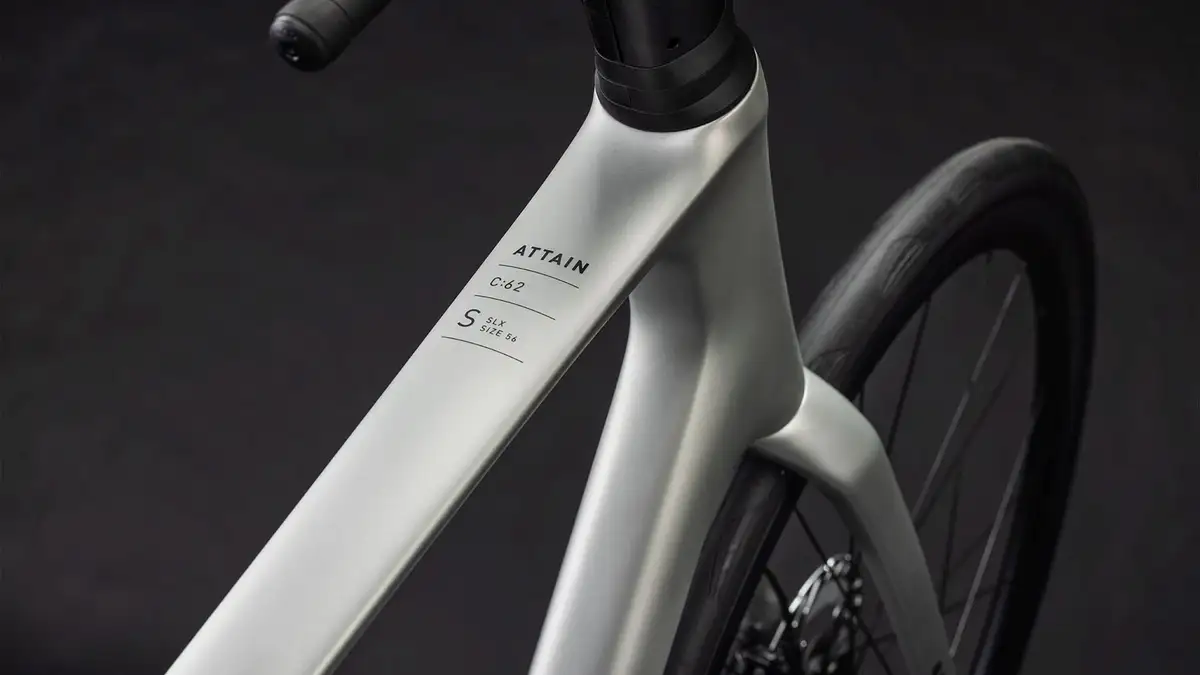 Cube ATTAIN C:62 SLX SLEEKGREY/PRISM - Afbeelding 2