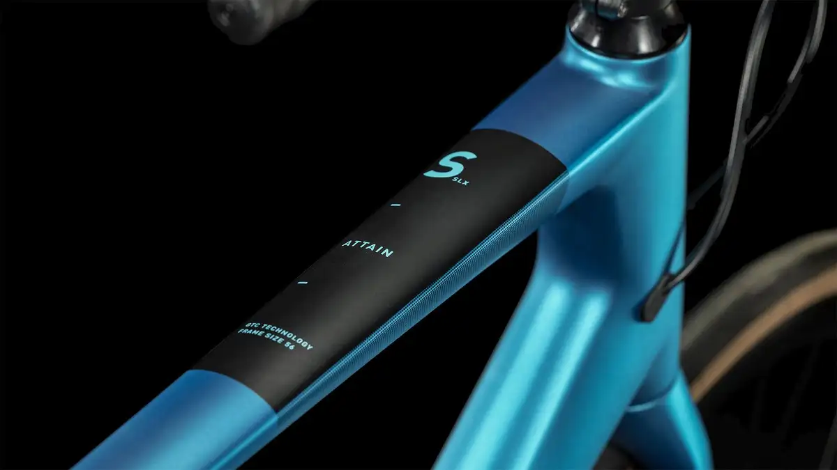 Cube ATTAIN GTC SLX FROZENTEAL/BLACK - Afbeelding 2