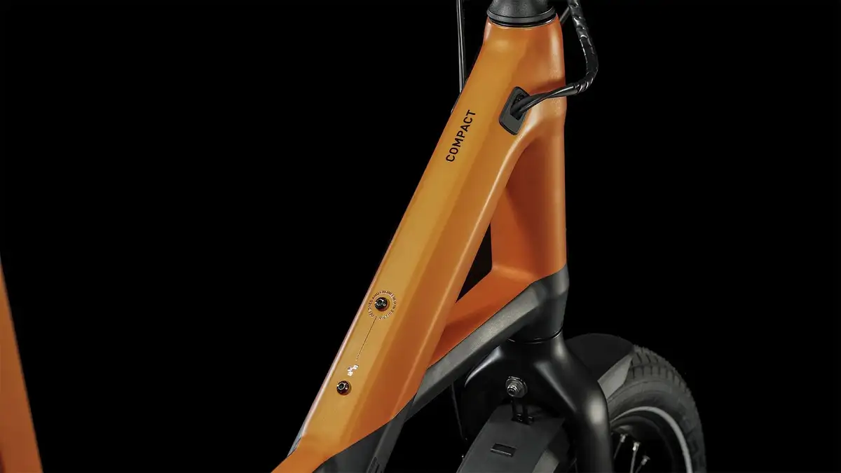 Cube COMPACT HYBRID 500 BLACK/SPARKORANGE - Afbeelding 2