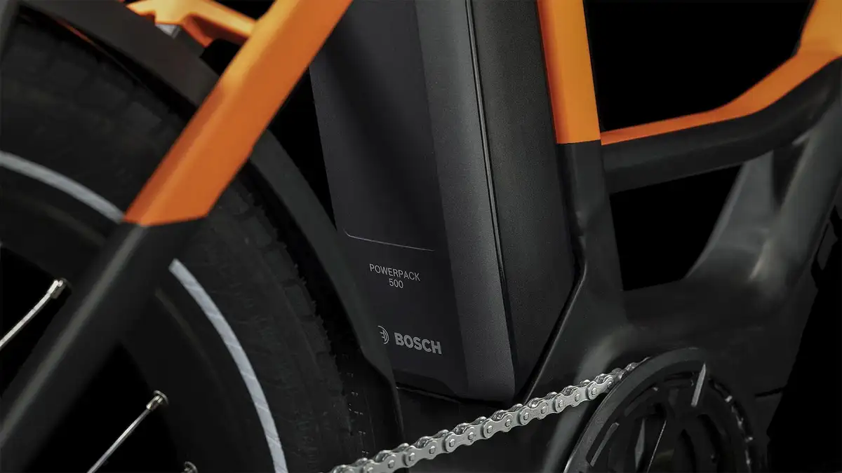 Cube COMPACT HYBRID 500 BLACK/SPARKORANGE - Afbeelding 4