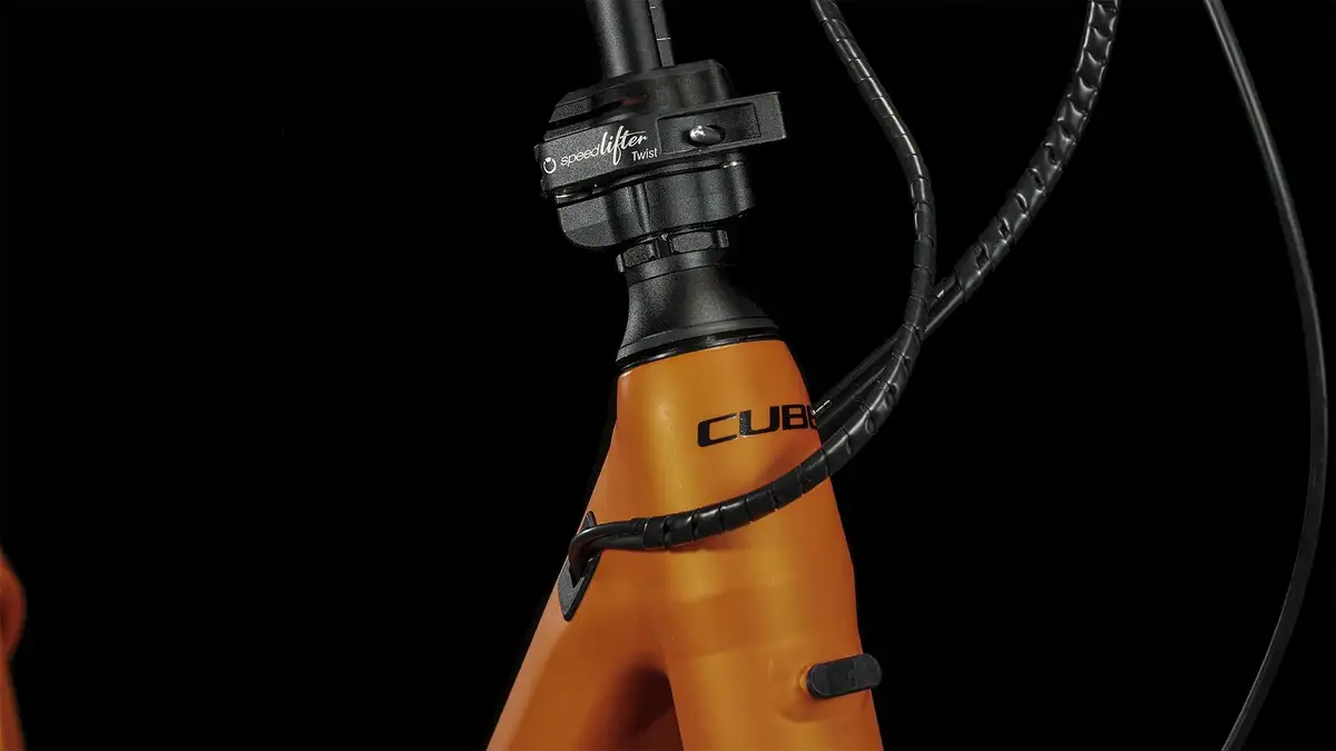 Cube COMPACT HYBRID 500 BLACK/SPARKORANGE - Afbeelding 5