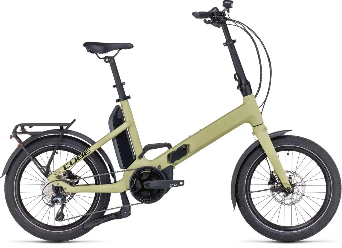 Cube FOLD SPORT HYBRID 500 GREEN/BLACK - Afbeelding 1
