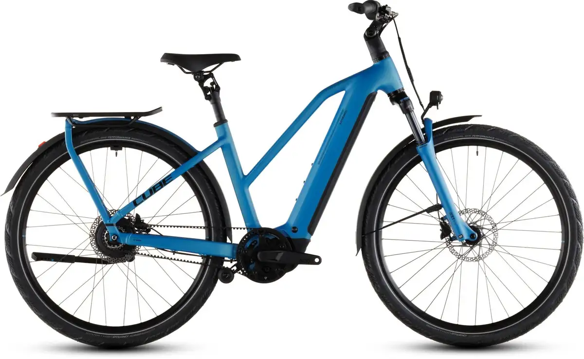 Cube KATHMANDU HYBRID COMFORT PRO 800 AZURE/BLACK - Afbeelding 1