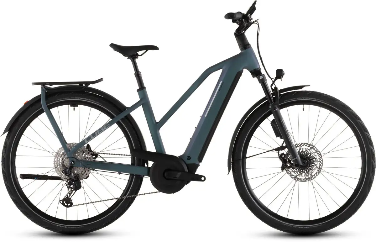 Cube KATHMANDU HYBRID EXC 800 SMARAGDGREY/PRISM - Afbeelding 1