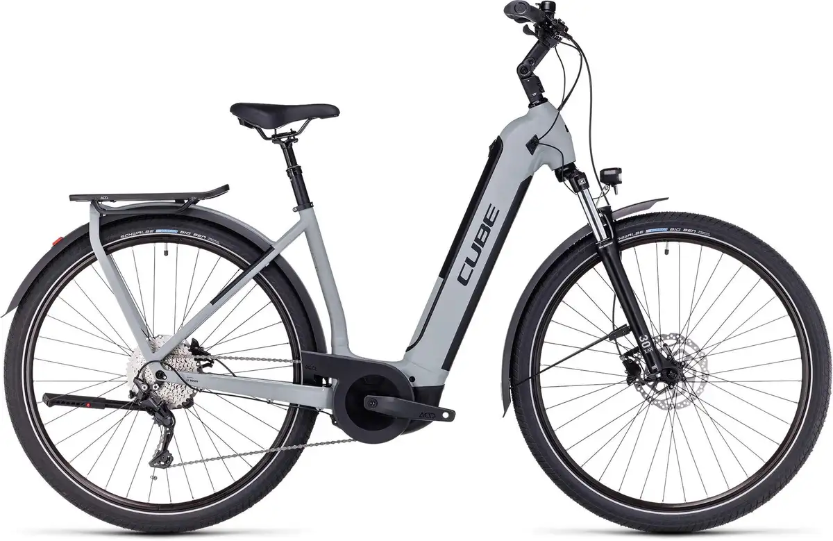 Cube KATHMANDU HYBRID ONE 625 SWAMPGREY/BLACK - Afbeelding 1