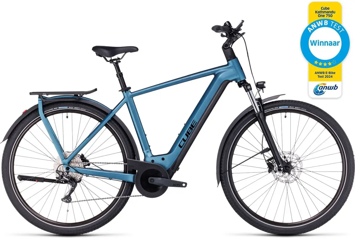 Cube KATHMANDU HYBRID ONE 750 BLUE/BLACK - Afbeelding 1