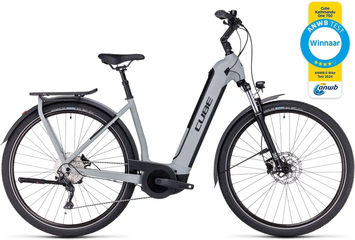 Cube KATHMANDU HYBRID ONE 750 SWAMPGREY - Afbeelding 1
