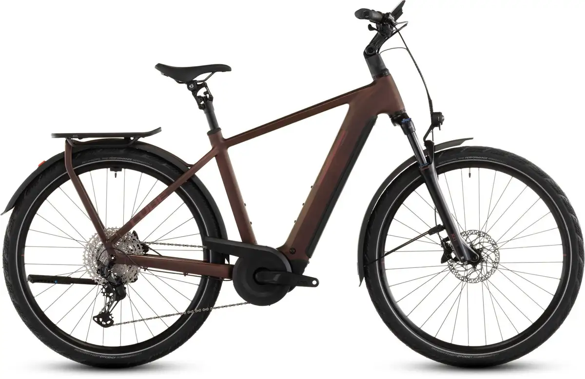 Cube KATHMANDU HYBRID PRO 800 SUNGLOW/CHROME - Afbeelding 1