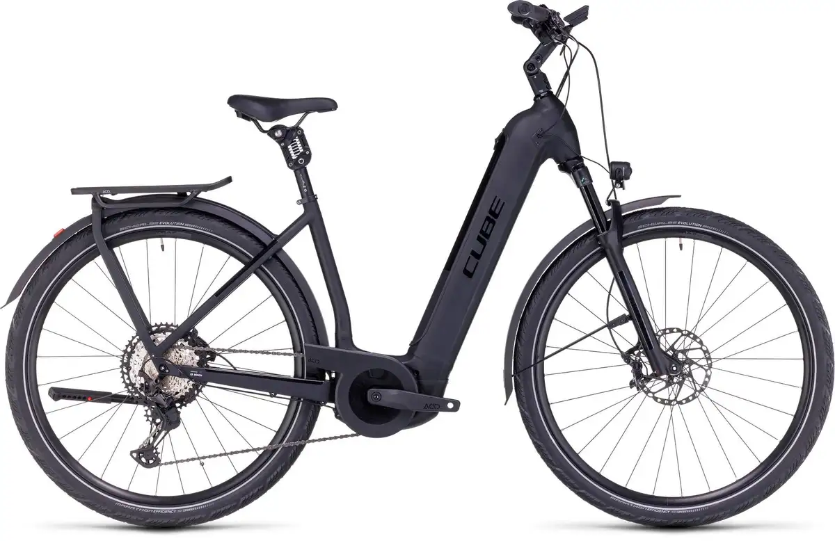 Cube KATHMANDU HYBRID SLT 750 BLACK/METAL - Afbeelding 1