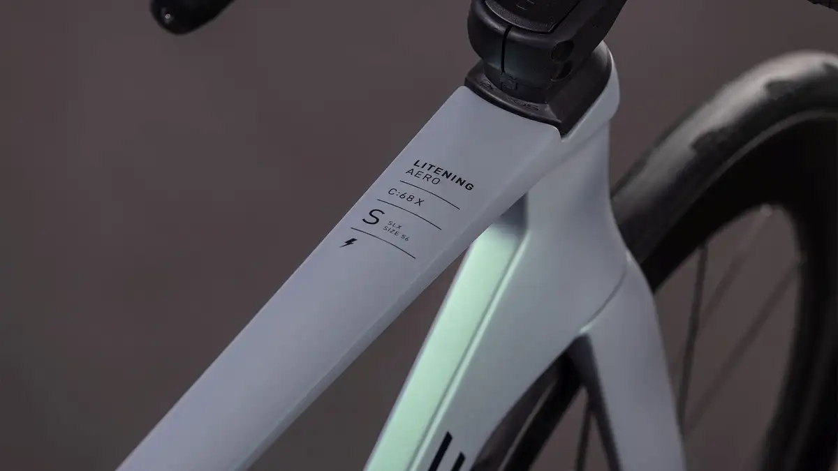 Cube LITENING AERO C:68X SLX SEAGREY/BLACK - Afbeelding 2