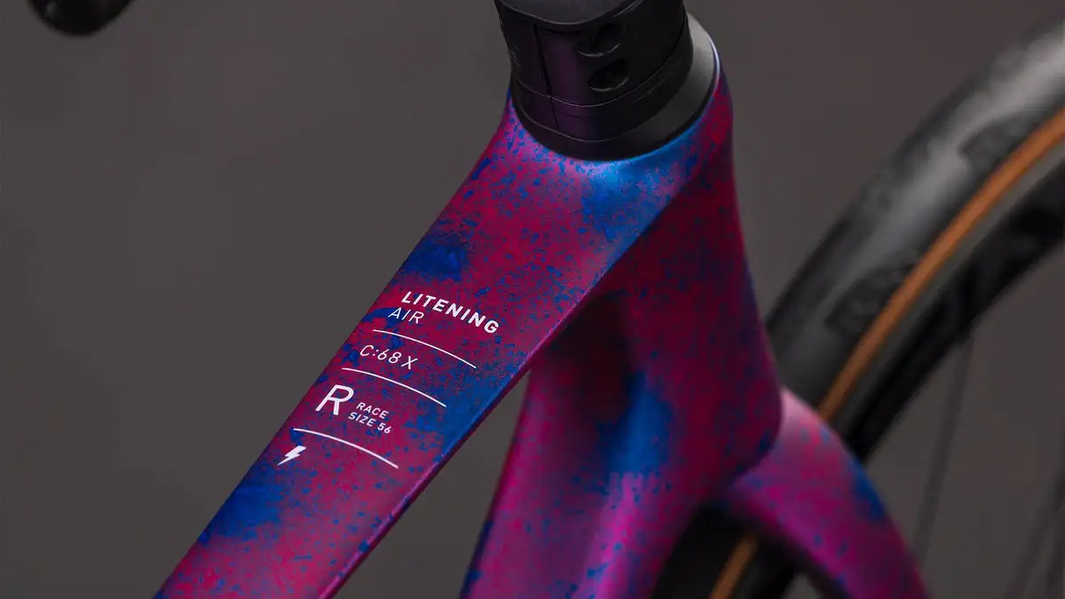 Cube LITENING AIR C:68X RACE DAZZLEPINK/BLUE - Afbeelding 2