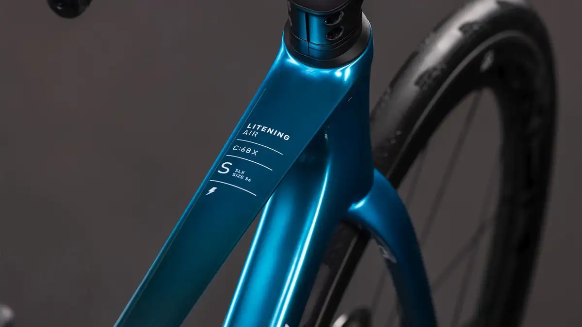 Cube LITENING AIR C:68X SLX CHROMEBLUE/LIQUIDBLUE - Afbeelding 2