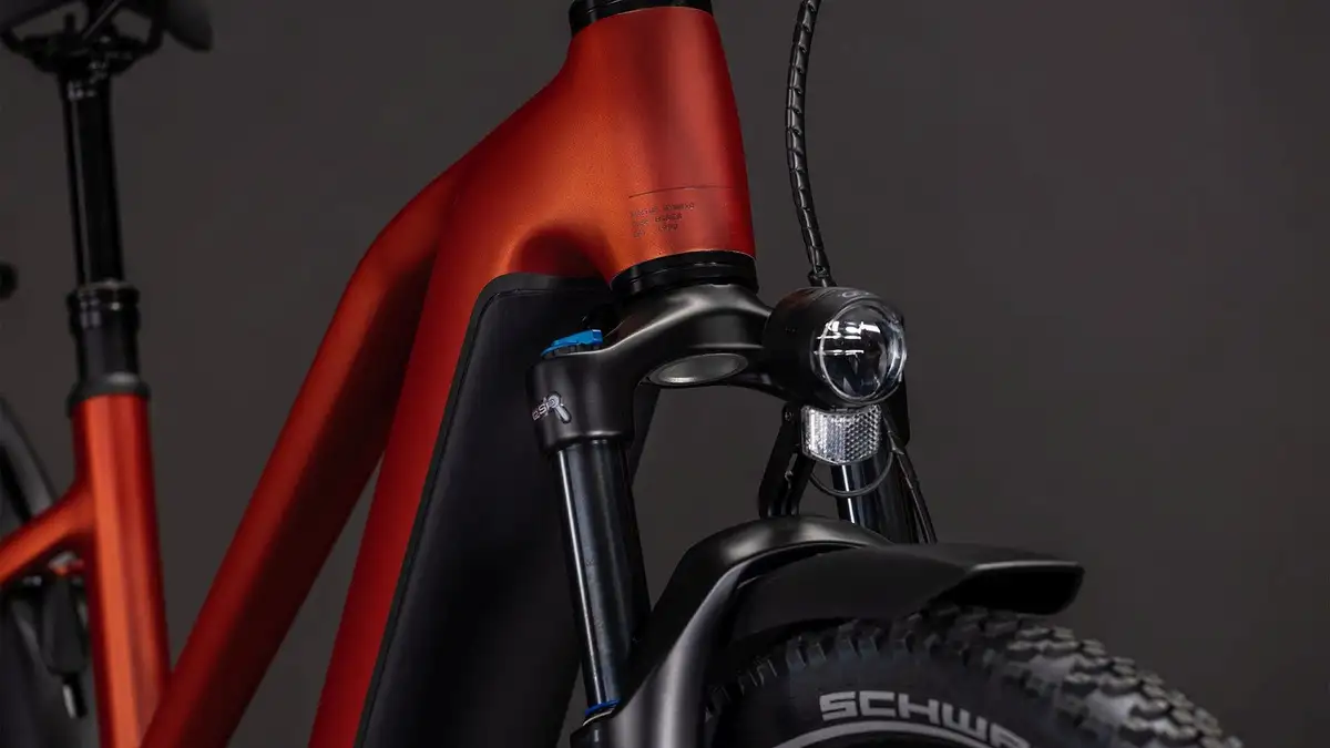 Cube NURIDE HYBRID PRO 600 CHILLI/BLACK - Afbeelding 6