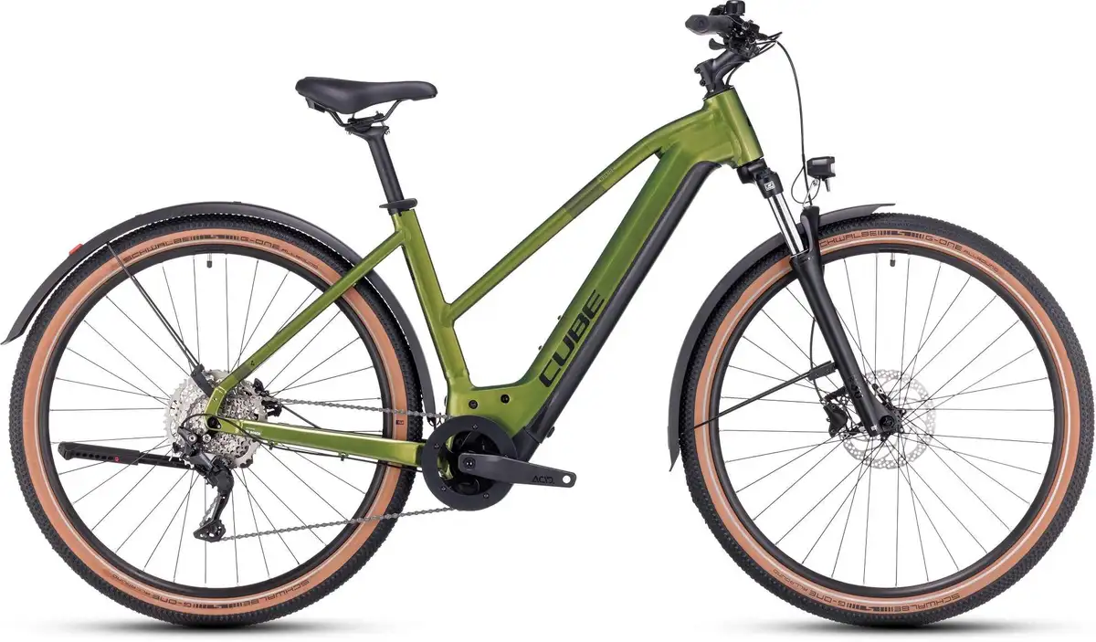 Cube NURIDE HYBRID PRO 625 ALLROAD SHINYMOSS - Afbeelding 1