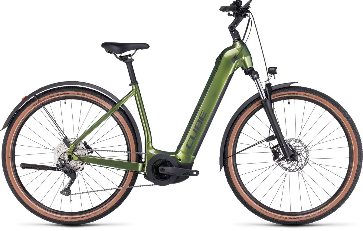 Cube NURIDE HYBRID PRO 625 ALLROAD SHINYMOSS - Afbeelding 1