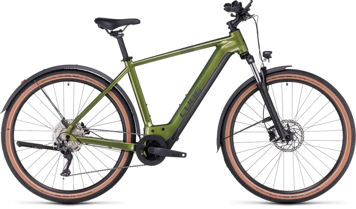 Cube NURIDE HYBRID PRO 750 ALLROAD SHINYMOSS - Afbeelding 1