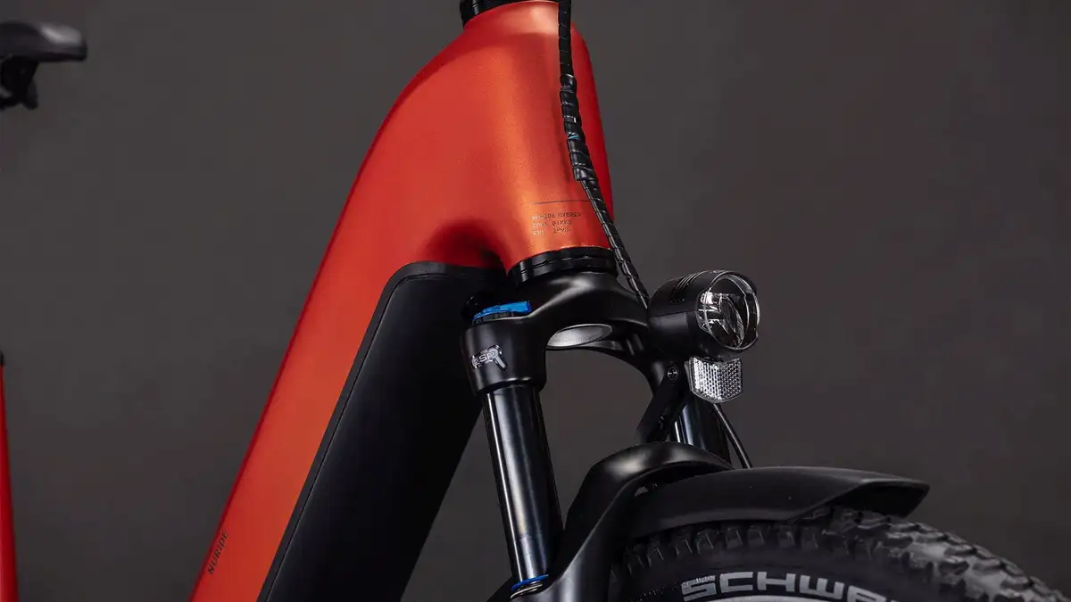 Cube NURIDE HYBRID PRO 800 CHILLI/BLACK - Afbeelding 7