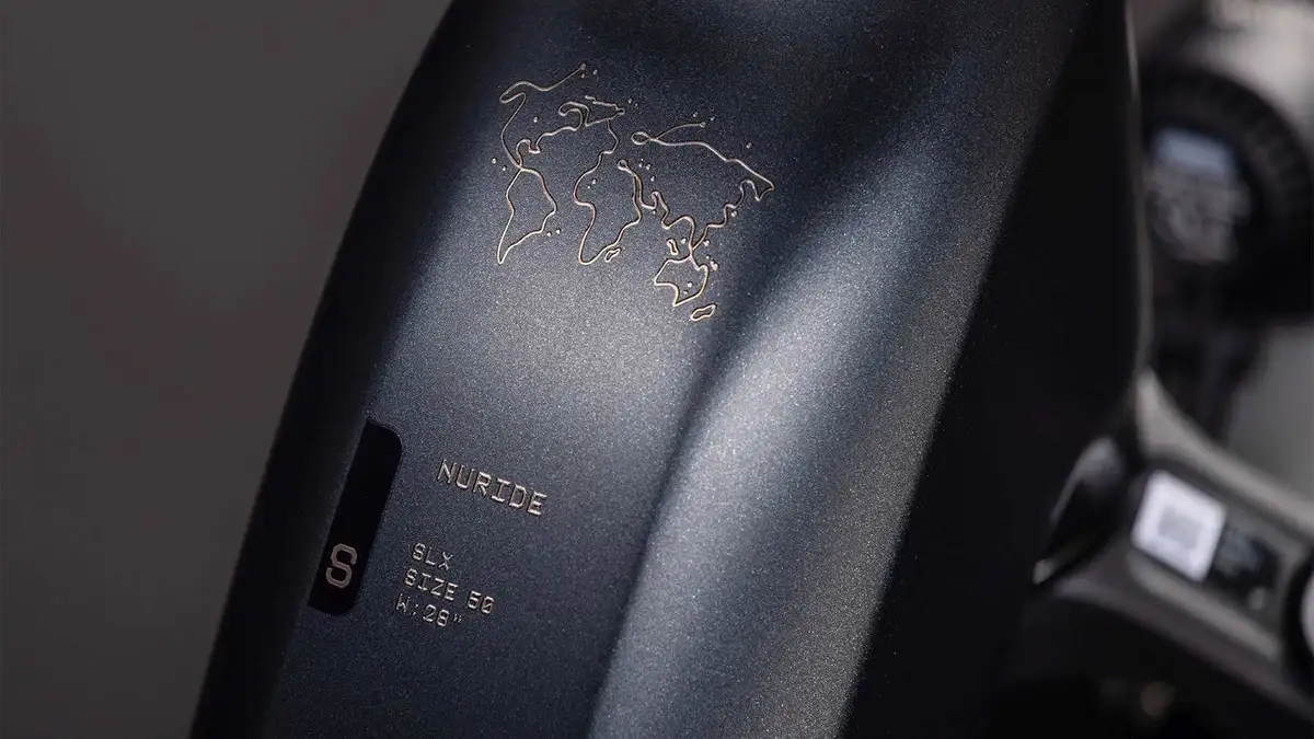 Cube NURIDE HYBRID SLX 800 BLACK/GOLD - Afbeelding 3