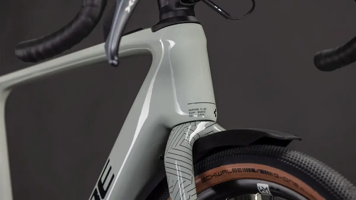 Cube NUROAD HYBRID C:62 RACE 400X REEDBEIGE/BLACK - Afbeelding 6