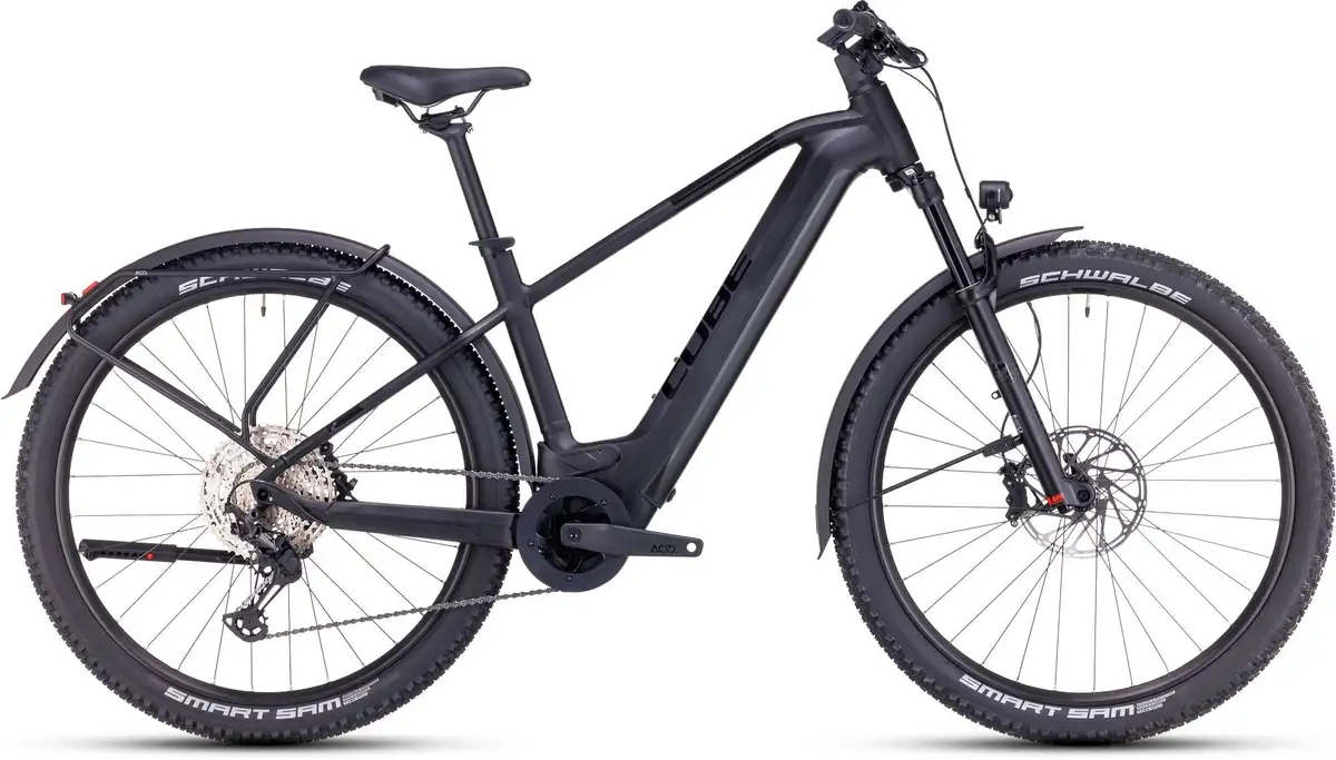 Cube REACTION HYBRID SLX 750 ALL BLACK/REFLEX - Afbeelding 1