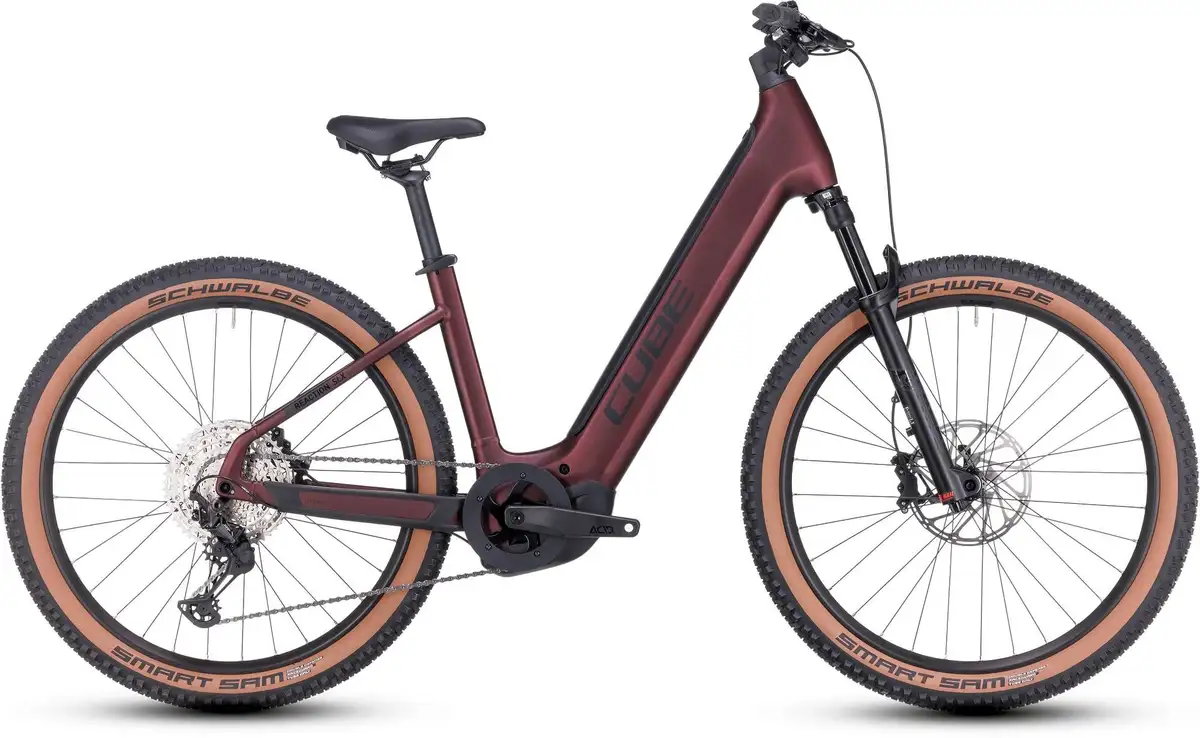 Cube REACTION HYBRID SLX 750 RUBYRED/BLACK - Afbeelding 1
