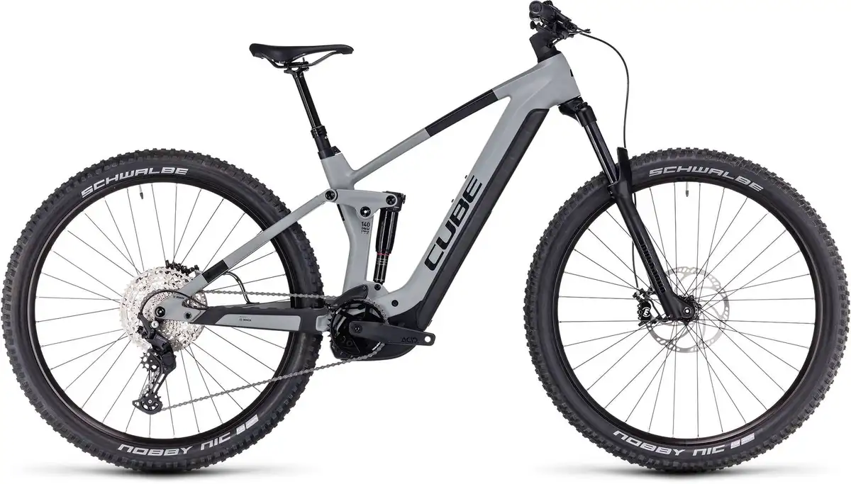 Cube STEREO HYBRID 140 HPC PRO 750 SWAMPGREY/BLACK - Afbeelding 1