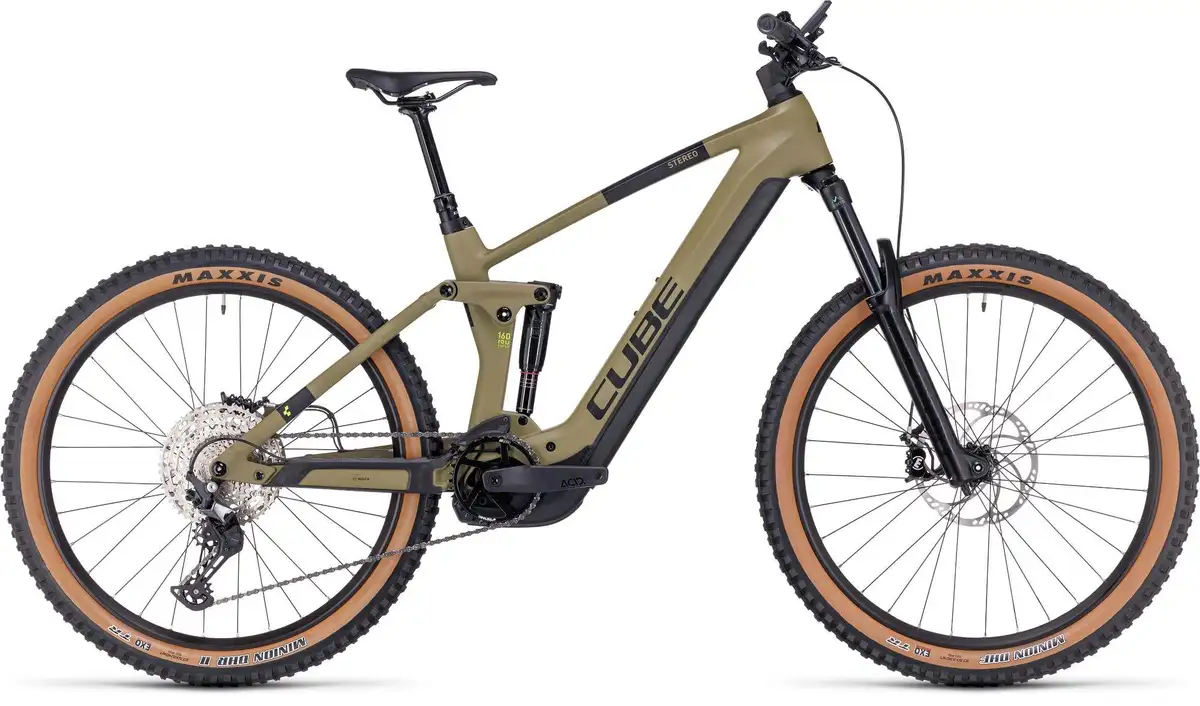 Cube STEREO HYBRID 160 HPC RACE 625 OLIVE - Afbeelding 1