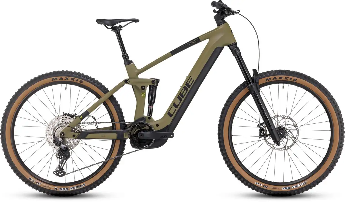 Cube STEREO HYBRID 160 HPC RACE 750 OLIVE - Afbeelding 1